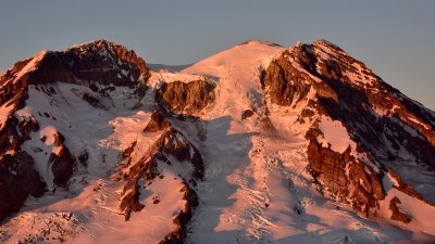 Mount Rainier National Park, Liberty Cap, St Andrews Rock, Point Success, South Mowich Glacier, Puyllup Glacier, Tahoma Glacier 
