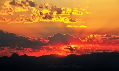 Sunrise over Cascade Mountains 007  