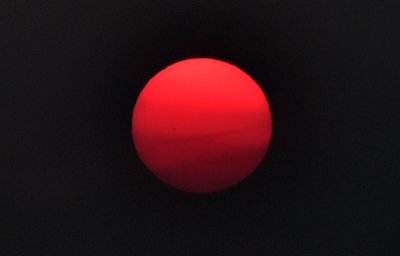 The Sun with smoke 494  