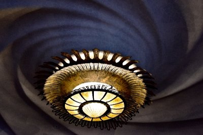 Casa Batllo Chandelier Barcelona Spain 092