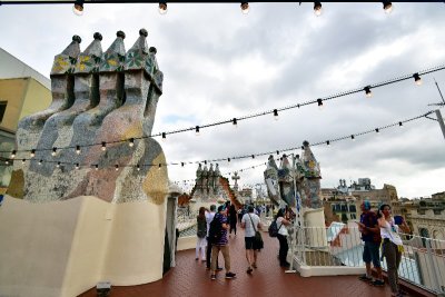 Roof on Casa Batllo Barcelona 158