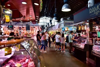 Shop in La Boqueria Barcelona Spain 459a
