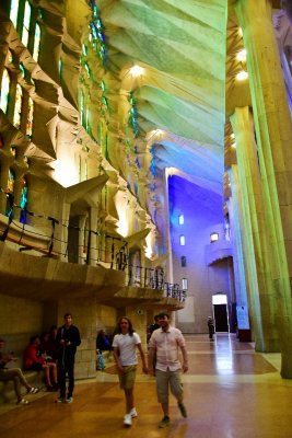 La Sagrada Familia Interior Barcelona Spain 253  