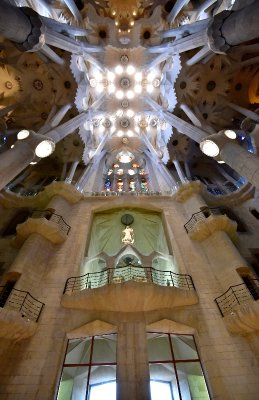 La Sagrada Familia Interior Barcelona Spain 077  