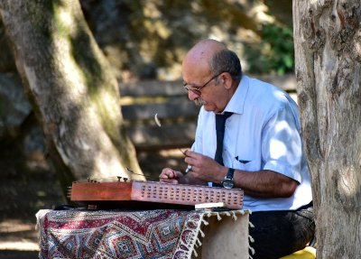 Local Musician at Park Guell Barcelona 043 