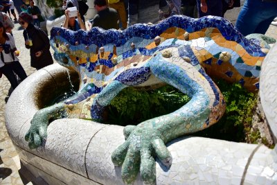 Gaudi Lizard at Park Guell Barcelona 224 