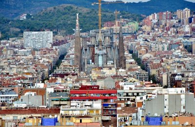 La Sagrada Familia and Barcelona neighborhood 019 