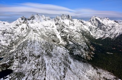 Lemah Mountain, Chimney Rock, Summit Chief Mountain, Chikamin Lake, Cascade Mountains Washington 439