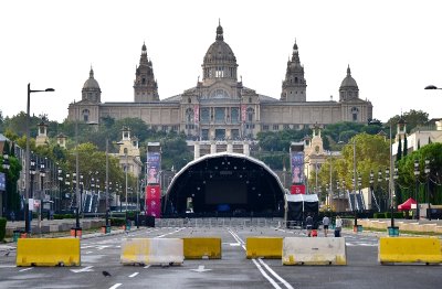 Palau Nacional on hill of Montjuic Barcelona 010  