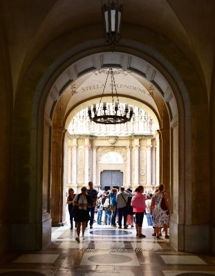Entrance to Santa Maria de Montserrat Abbey Spain 173 