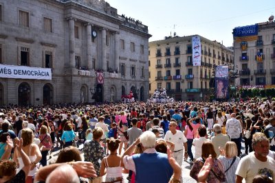 Human Tower in Plaa Sant Jaume Catalunya Festival Barcelona 280 