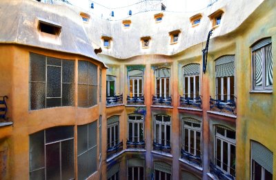 Gaudi Casa Mila La Pedrera   Barcelona 838a  