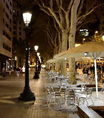 La Rambla in the evening Barcelona 592 