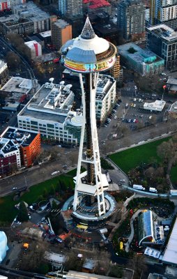 Space Needle Chihuly Glass Garden EMP Pacific Science Center Seattle Washington 295  