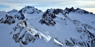 Spire Point Spire Glacier Dome Peak Dana Glacier North Cascade Mountains Washington 322