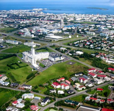 Flying into Reykjavik Iceland 042  
