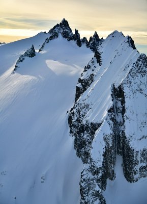 Spire Point and Spire Glacier North Cascade Mountains Washington 392