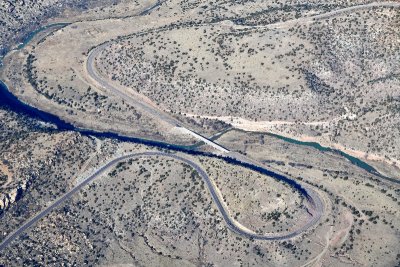 Highway 120 Bridge over Canadian River New Mexico 777  