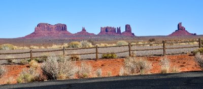 Monument Valley Tribal Park from Monument Valley airport Goulding Utah-Arizona 857 