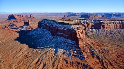 Monument Valley Tribal Park from Kodiak Quest airplane Arizona 927  