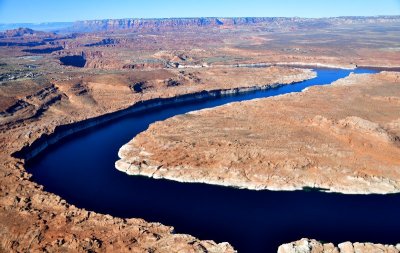 Glen Canyon Dam Lake Powell Antelope Island Manson Mesa Page Arizona 078  