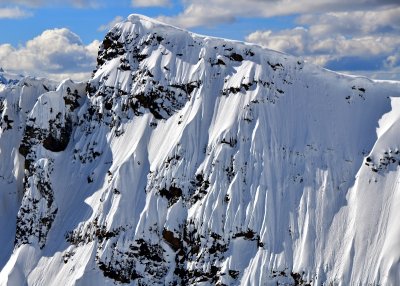 Snow Curtain on Bannock Mountain North Cascades Mountain Washington 207  