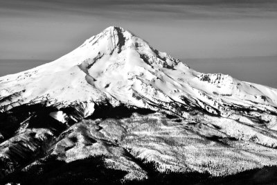 Mount Hood, Pulpit Rock, Copper Spur, Eliat Glacier, Langille Crags, Coe Glacier, Barrett Spur, Oregon 214 