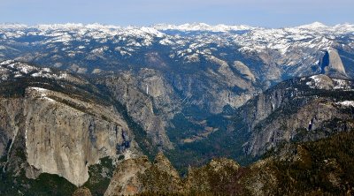 Yosemite Valley, El Capitan, Eagle Peak, Bridal Veil Falls, Sentinel Dome, Half Dome, Yosemite National Park, California 033 