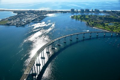 Coronado, Coronado Bridge, Silver Strand, Peninsula of San Diego, California 367