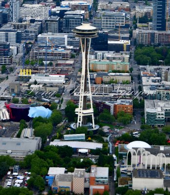 Space Needle, Pacific Science Center, MoPOP, Amazonland, Seattle, Washington 105  