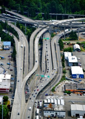 West Seattle Bridge and Interstate 5 interchange in Seattle, Washington 028 