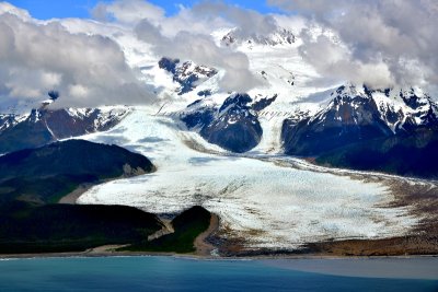La Perouse Glacier, Mount Dagelet, Mount La Perouse, Fairweather Range, Glacier Bay National Monument, Southeast Alaska 582 