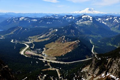 The Summit at Snoqualmie, Snoqualmie Pass, Silver Peak, Mount Rainier, Cascade Mountains, Washington 190 