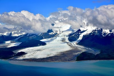 Mount La Perouse, Middle Dome, La Perouse Glacier, Glacier Bay National Monument, Alaska 563 