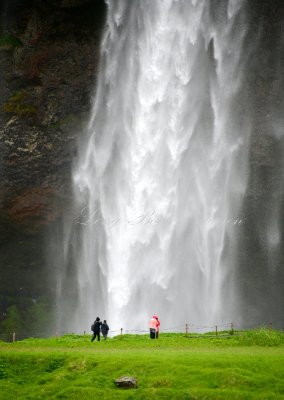 Visitors to Seljalandsfoss waterfalls, Iceland 011