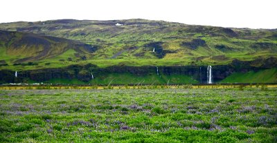 Waterfalls off the Eyjafjallajokull Stratovolcano, Iceland 188 