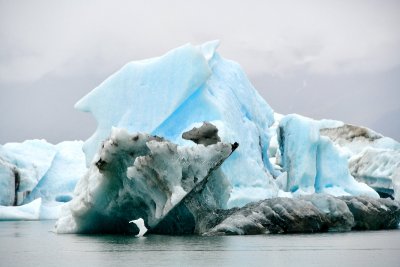 Icebergs in  Jökulsárlón glacial lagoon, Iceland 965  