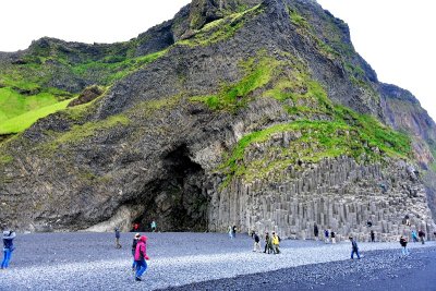 Hálsanefshellir Cave in the Reynisfjara Beach, Iceland 1497 