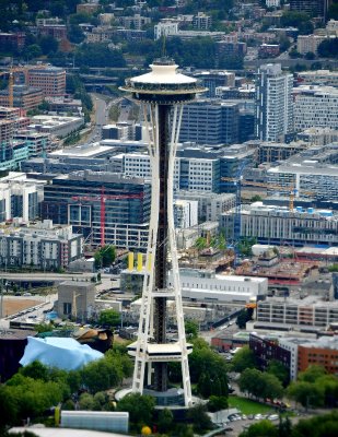 Space Needle with New Glass Observation Deck, Seattle Washington 027 