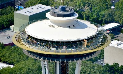 Space Needle new glass observation, Seattle, Washington 454 