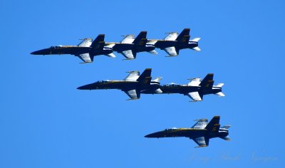 Blue Angels over head Boeing Field, Seattle Washington 482