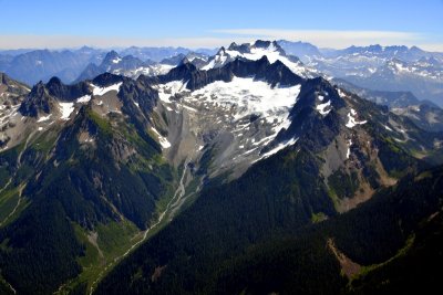 Spire Point, Spire Glacier, Dome Glacier, Dome Peak, North Cascades Mountain, Washington 134  