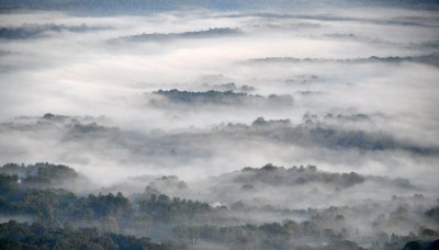 Morning fog over Charlottesville, Virginia 059 