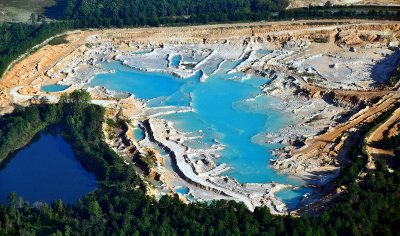 Sand and Gravel Pit GS Materials, Rocky Springs North Carolina 444  