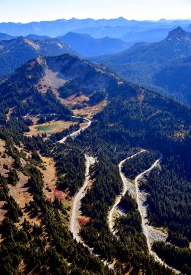 Chinook Pass and Cayuse Pass, Tipsoo Lake, Nachess Peak, Highway 410, Washington 990 