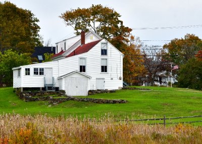 White house on Orr's Island, Maine 699 