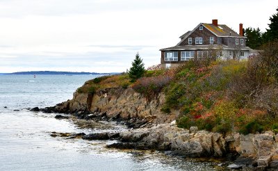 House at end of Bailey Island, Maine 575 