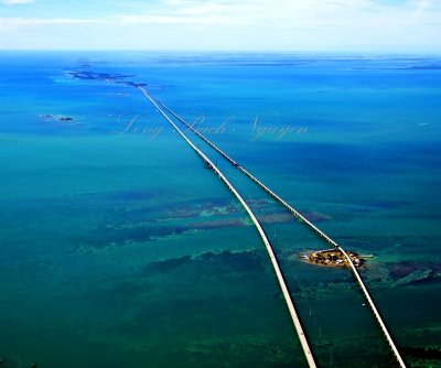 Seven Miles Bridge, Pigeon Key, Key West, Florida Keys, Florida 421a  