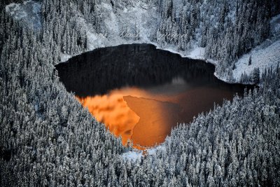 Sunset of Kaleeten Peak, Cascade Mountains 1186 