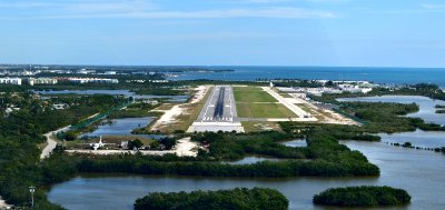 Short final to Key West Airport, Florida 623 